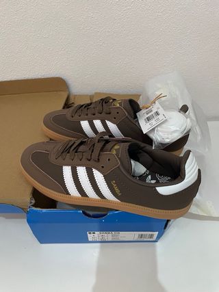 Adidas Samba OG Castanho/Branco Tamanho 37 NOVAS