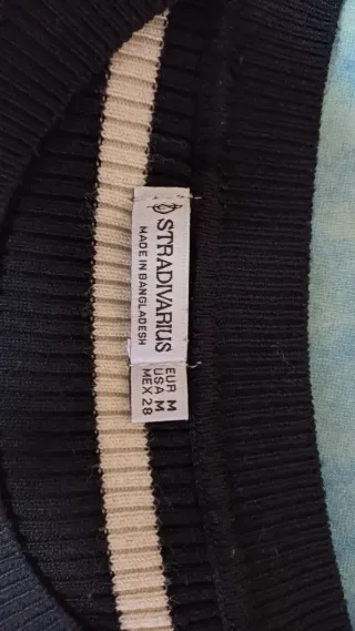 Vestido de rayas manga larga