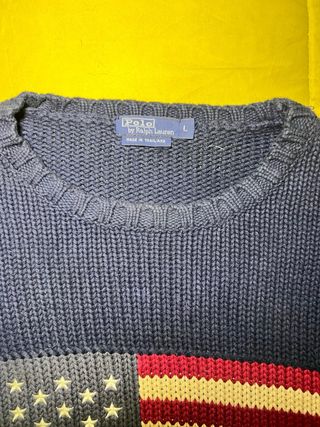 Jersey Polo Ralph Lauren Bandera Vintage