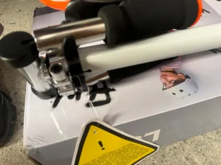 Patinete Urbano Lionelo Luca XXL Blanco/Naranja