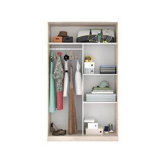 Armadio 2 Ante Scorrevoli 120x204x50 Naturale