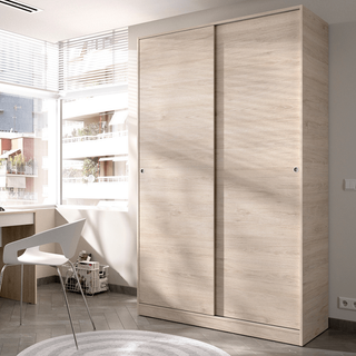 Armadio 2 Ante Scorrevoli 120x204x50 Naturale