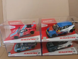 Lote 4 Coches Scalextric SCX