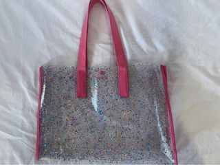 Bolso TOUS transparente con purpurina