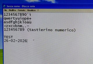 Tastiera multimediale PC Vintage PS2 blu