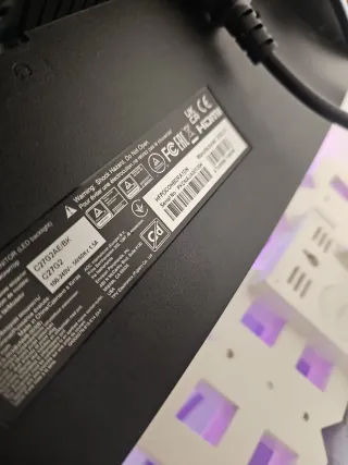 Monitor AOC 27 Pollici Nero Curvo