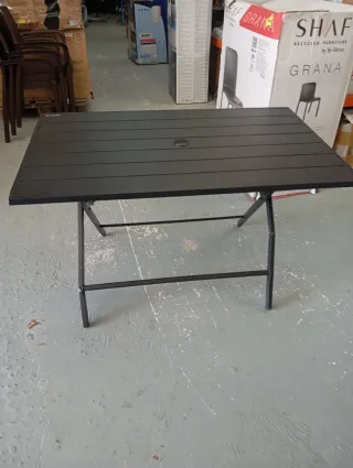 Tavolo pieghevole Aktive da giardino in acciaio 120x75x70 cm