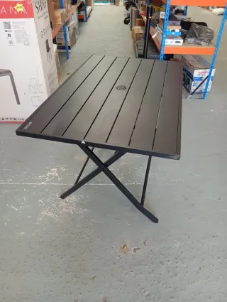 Tavolo pieghevole Aktive da giardino in acciaio 120x75x70 cm