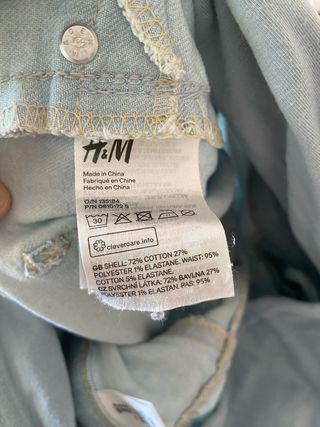 Pantalón vaquero premamá azul