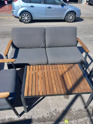 Set di mobili da esterno con divano e poltrone