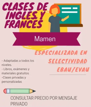 Clases particulares de Inglés y Francés