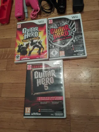 Wii Guitar Hero Pack Completo