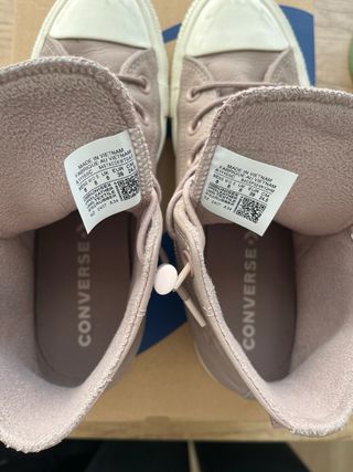 Converse Invierno Piel Rosa Talla 39