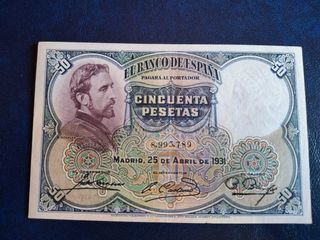 Billete 50 Pesetas Banco de España 1931