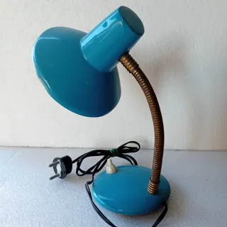 Lampada da tavolo blu
