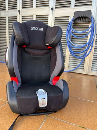 Silla coche Sparco Negra y Roja