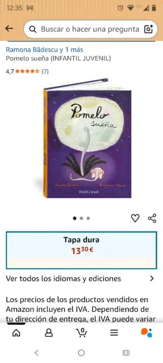 Pomelo sueña (Spanish Edition)