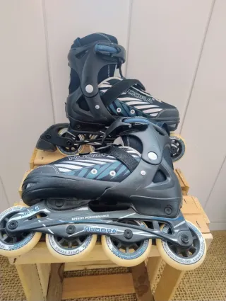 Patines en línea talla 37-40 + protecciones