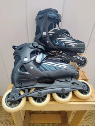 Patines en línea talla 37-40 + protecciones