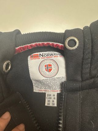 Sudadera Geographical Norway Negra