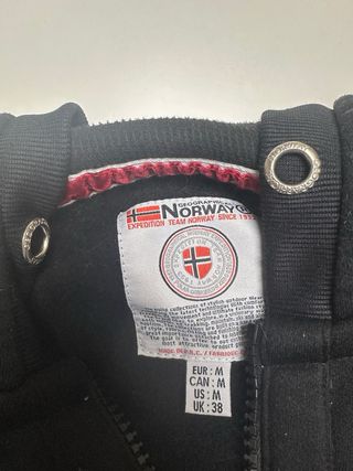 Sudadera Geographical Norway Negra