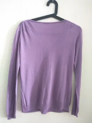 Jersey fino Massimo Dutti morado