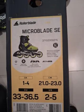 Patines Rollerblade Niños Talla Ajustable