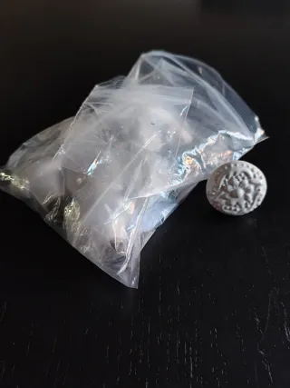 Pomos de porcelana con diseño floral