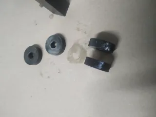 Grafilador con ruedas o moletas