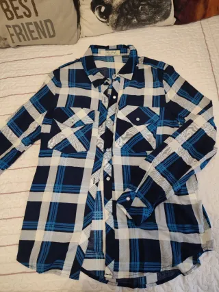 Camisa cuadros Mujer