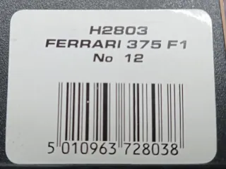 Coche Slot Superslot Ferrari 375 F1