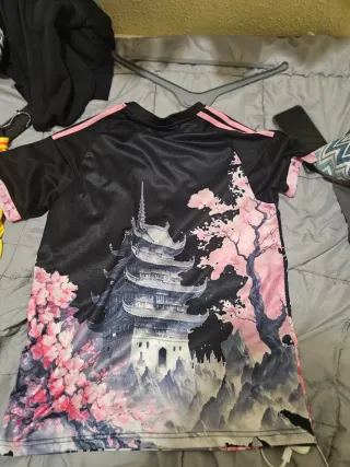 Camiseta Japón Adidas Talla L Dragón