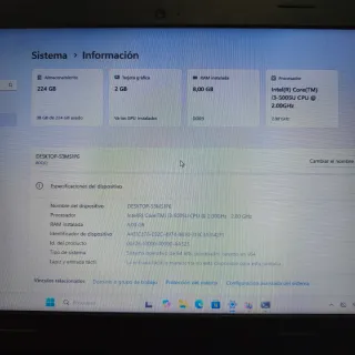 Lenovo Ideapad 15 SSD 240GB / 8GB RAM