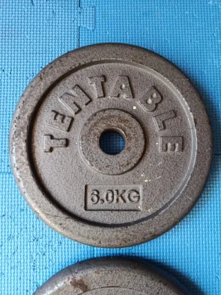 Dischi da Pesi Tentable 6kg (28mm)