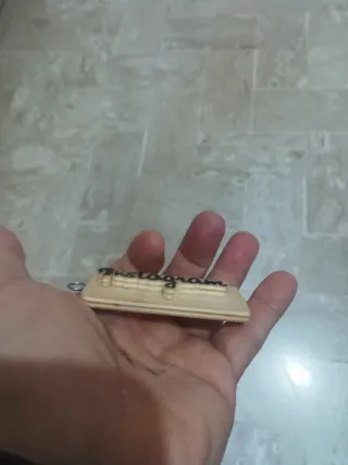 Portachiavi legno Instagram