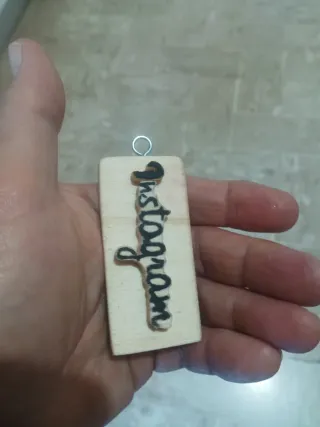 Portachiavi legno Instagram