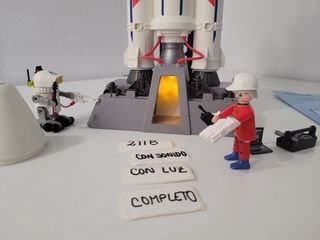 Misión Geo Cohete espacial de Playmobil COMPLETO