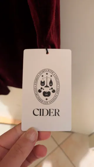 Vestito velluto asimmetrico rosso