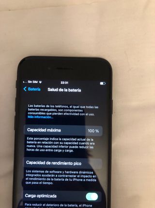 iPhone SE Negro Impecable