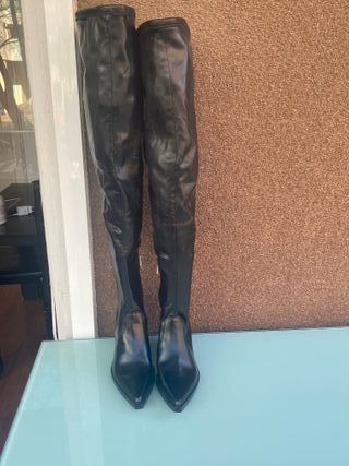 Botas altas Bershka negras