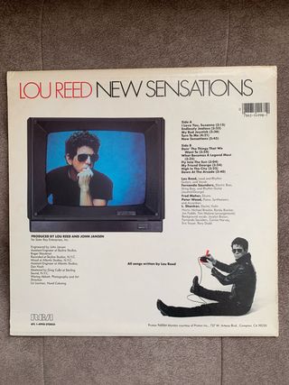 Vinilo Lou Reed New Sensations