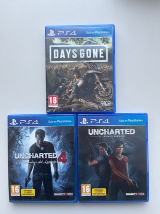 Lote 3 Juegos PS4