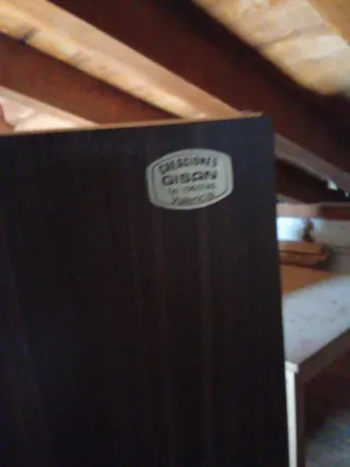 Mueble Hi-Fi Vídeo Radio Madera y Cristal nuevo