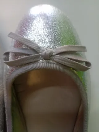 Bailarinas plateadas Marypaz talla 38