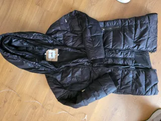 Abrigo Ellesse Negro con Capucha