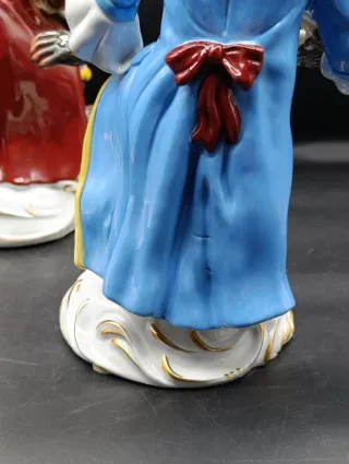 Figuras Monos Orquesta Porcelana Sevres