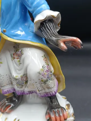 Figuras Monos Orquesta Porcelana Sevres