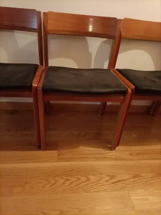 Set di 4 sedie da pranzo vintage Mid-Century