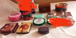 Lotes de Cajas de Lata Vintage