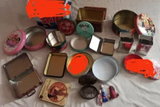 Lotes de Cajas de Lata Vintage